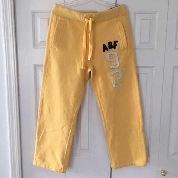 Abercrombie & Fitch Other - Abercrombie & Fitch Men's Sweatpants Yellow 92 NWT